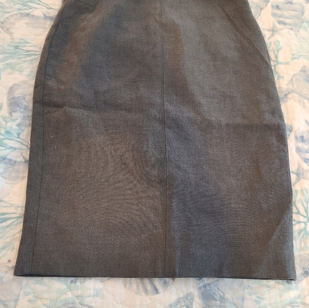Loft Grey Pencil Skirt Size 00
